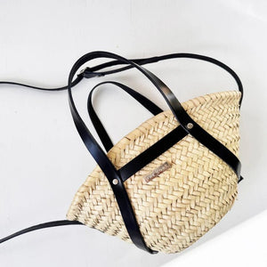 Sac à bandoulière verona noir - Maison d'Exception