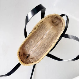 Sac à bandoulière verona noir - Maison d'Exception