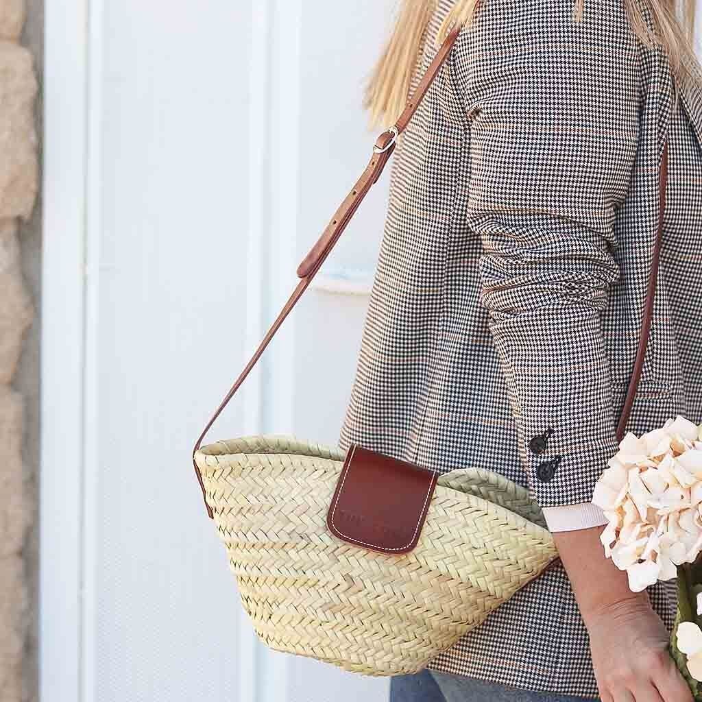 Sac panier urban marron - Maison d'Exception
