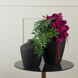 VASE KALOS H25D23 NR - Maison d'Exception