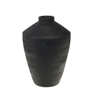VASE KALOS H40D28 NR - Maison d'Exception