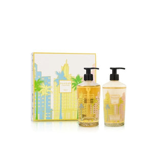 GIFT BOX MIAMI LOTION CORPS & MAINS ET GEL DOUCHE - Maison d'exception boutique