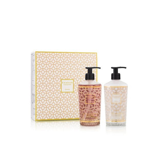 GIFT BOX WOMEN LOTION CORPS & MAINS ET GEL LAVANT MAINS - Maison d'exception boutique