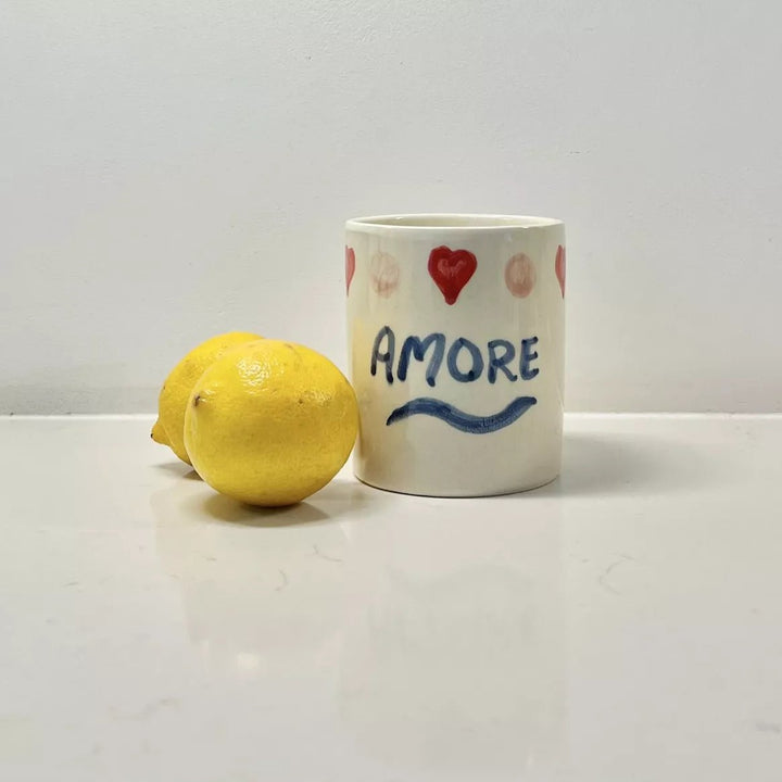 BOUGIE CÉRAMIQUE AMANDE & POIRE - Maison d'Exception
