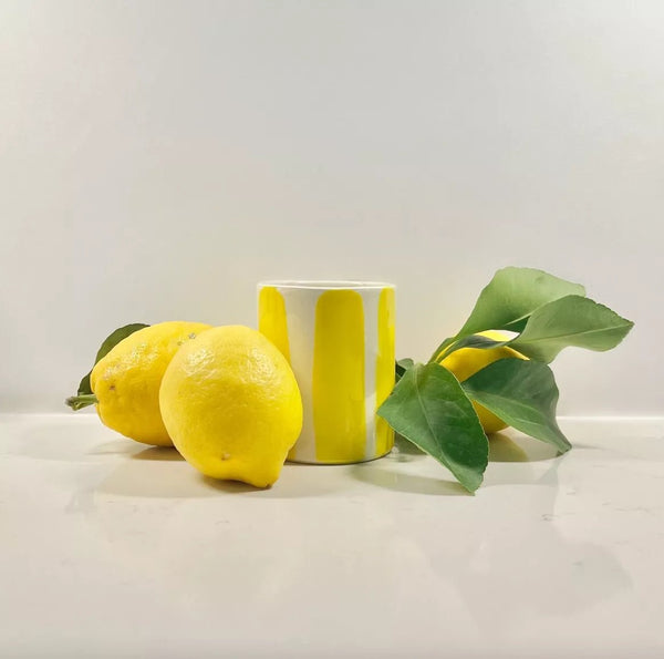 Bougie céramique émaillée parfum Monoï - Maison d'Exception