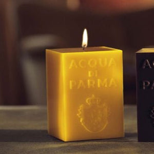 BOUGIE CUBE JAUNE - Maison d'Exception