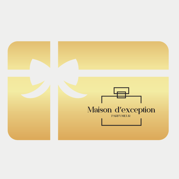 Carte cadeau Maison d'Exception - Maison d'Exception