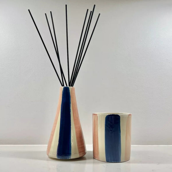 Diffuseur céramique émaillée parfum Ambre & Cerise épicée - Maison d'Exception