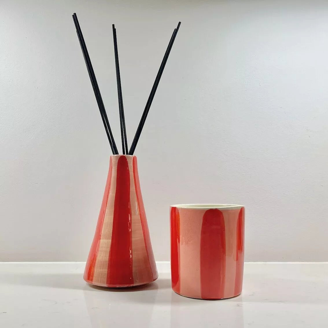 Diffuseur céramique émaillée parfum Baies rouges - Maison d'Exception