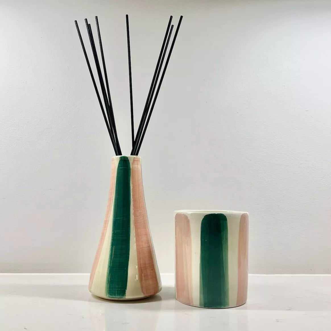 Diffuseur céramique émaillée parfum Pamplemousse rose & Vanille - Maison d'Exception