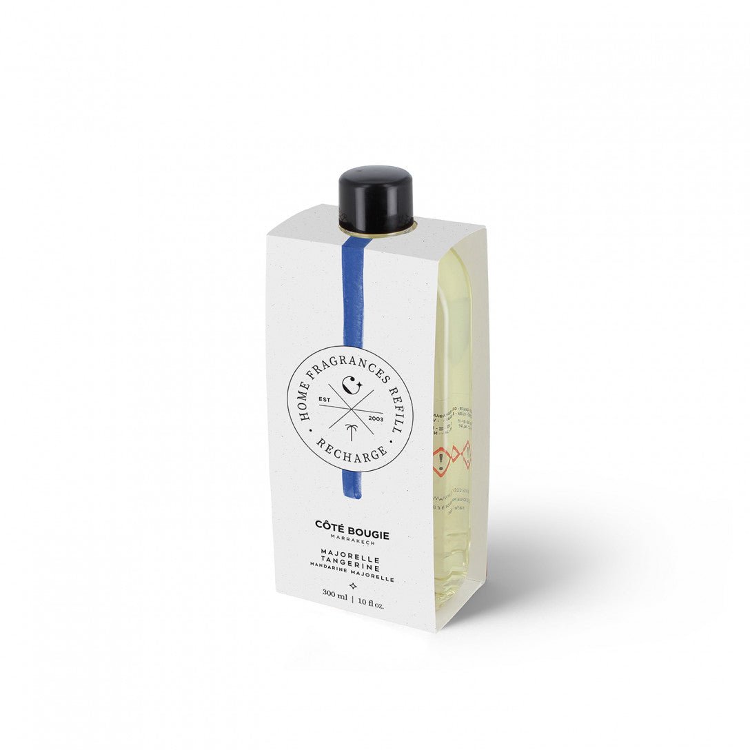 RECHARGE PARFUM 300 ML MANDARINE MAJORELLE - Maison d'Exception