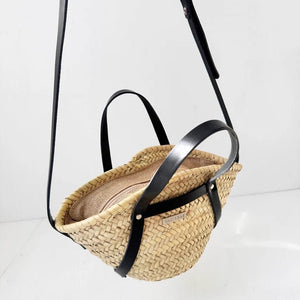 Sac à bandoulière verona noir - Maison d'Exception