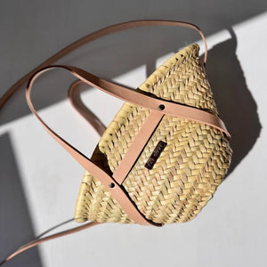 Sac à bandoulière verona nude - Maison d'Exception