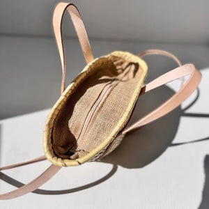 Sac à bandoulière verona nude - Maison d'Exception