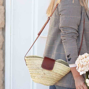 Sac panier urban marron - Maison d'Exception