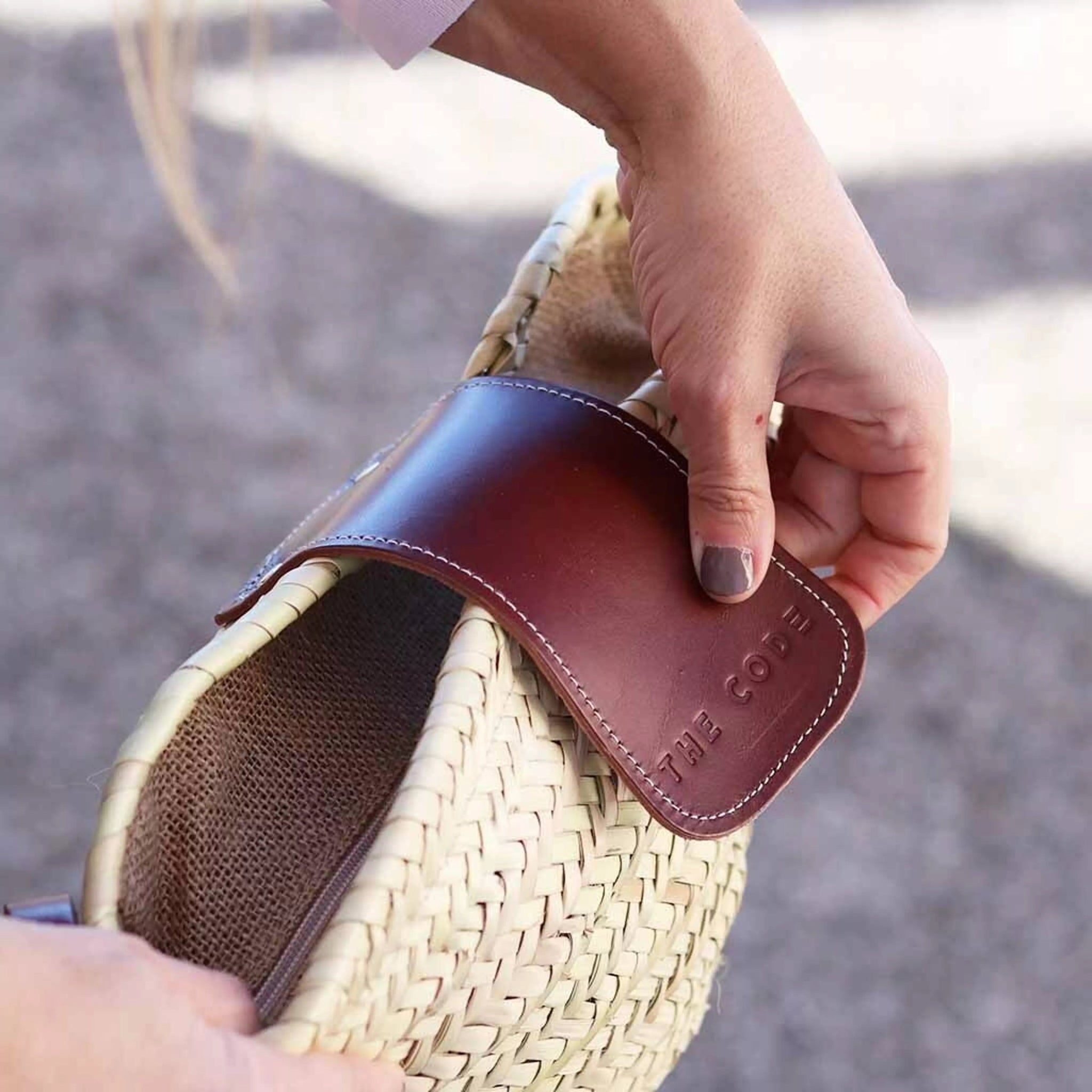 Sac panier urban marron - Maison d'Exception