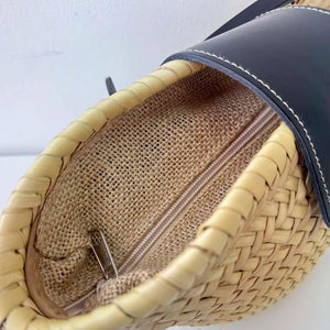 Sac panier urban noir - Maison d'Exception