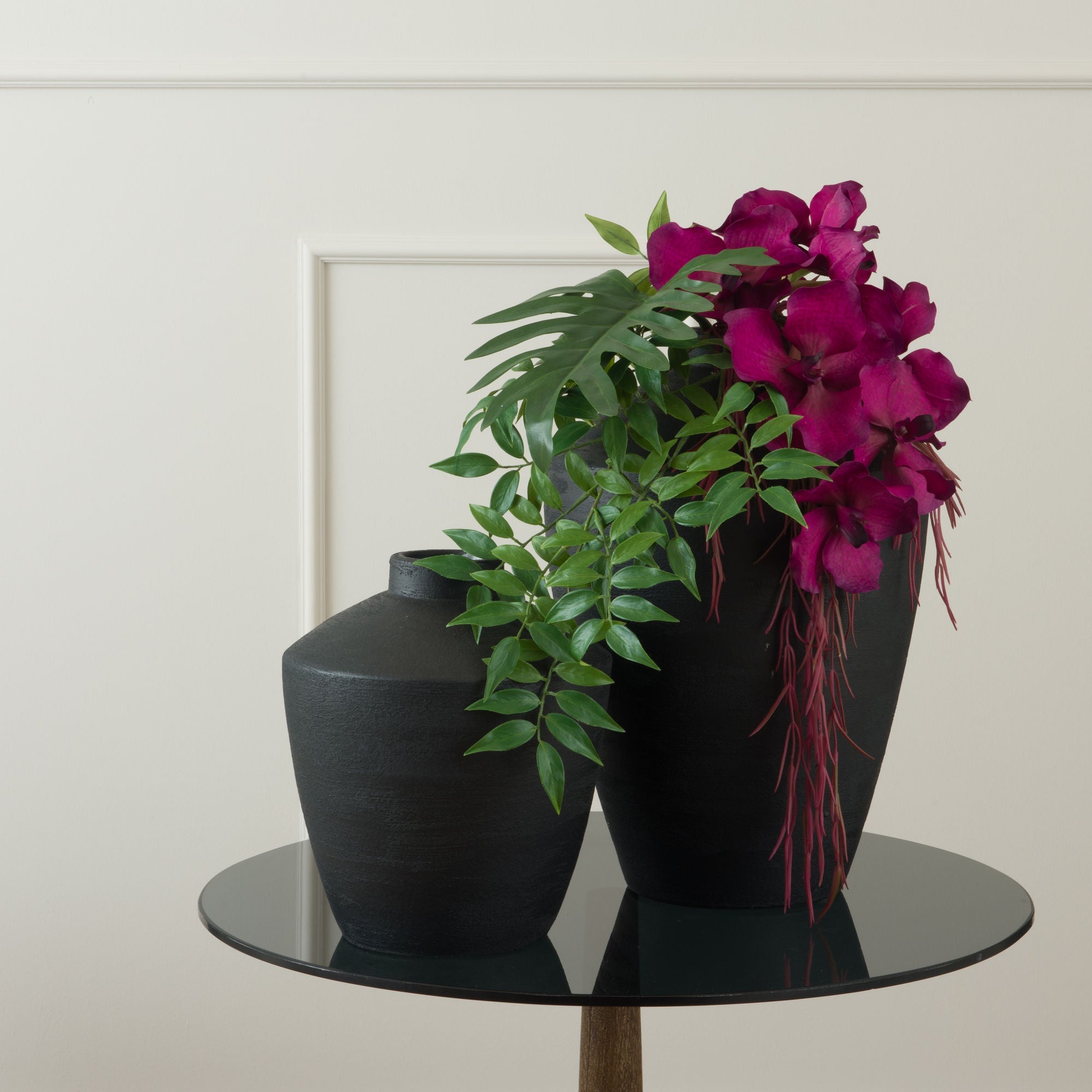 VASE KALOS H25D23 NR - Maison d'Exception