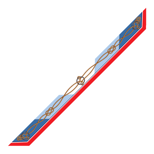 Bandeau - Corde Azur 86x6 - Maison d'exception boutique