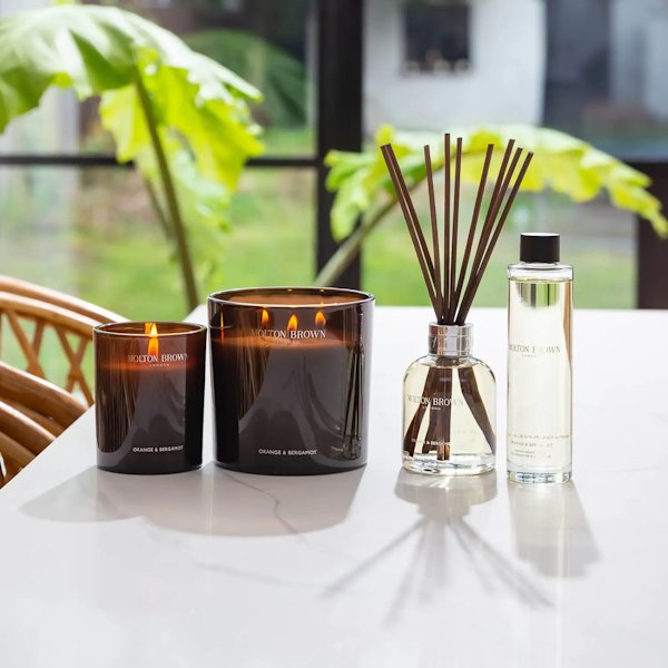 Bougie Parfumée - Orange & Bergamot 600g - Maison d'exception boutique