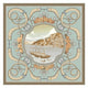 Foulard Pur Soie - Varenna Chiaro 90x90 - Maison d'exception boutique