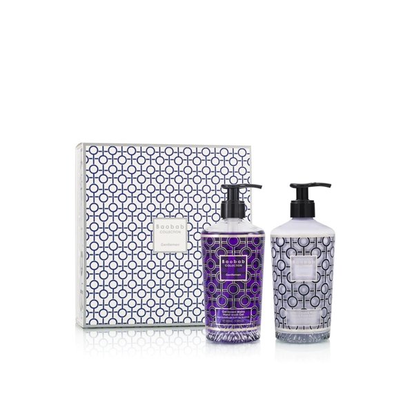 GIFT BOX GENTLEMEN LOTION CORPS & MAINS ET GEL LAVANT MAINS - Maison d'exception boutique