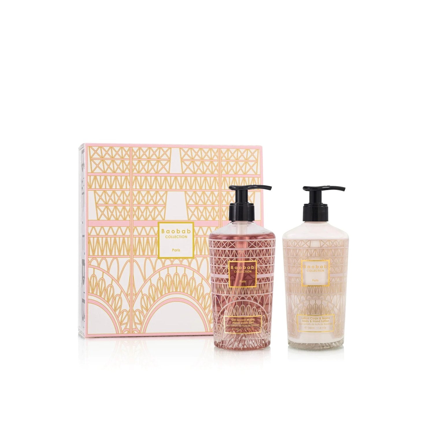 GIFT BOX PARIS LOTION CORPS & MAINS ET GEL LAVANT MAINS - Maison d'exception boutique