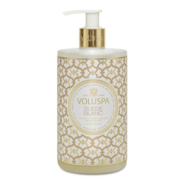 Suède Blanc - Savon pour les mains 450 ml - Maison d'exception boutique